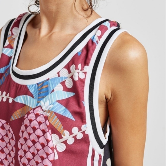 Adidas Originals x FARM Pineapple Tank Dress NWT - Picture 2 of 7